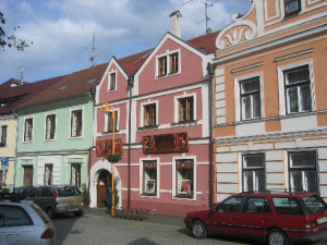 Dům, kde se nachází apartmán Třeboň, je národní kulturní památkou